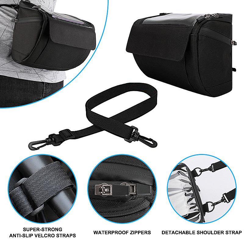 Touch Screen Bike Phone Bag Cycling Waterproof Phone Case Wallet Pouch Outdoor 20x8x10cm