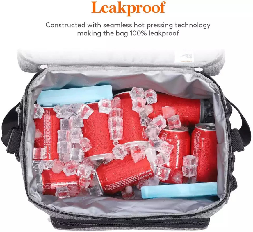 Soft Sided Insulated Cooler Bags For Groceries Lunch Box Tote Office 24 Can