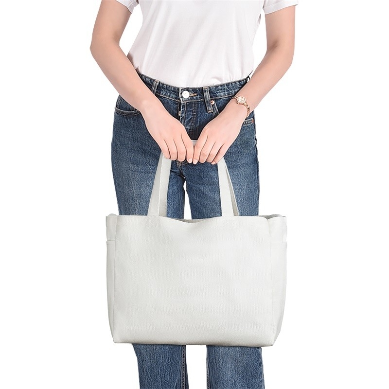 Foldable Grocery Canvas Reusable Shopping Bag Totes Long Handle 4.4x6.7x11