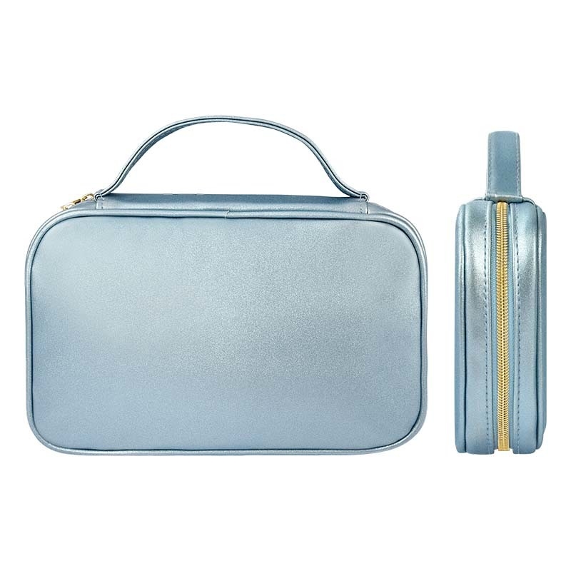 Small Faux Leather Travel Jewelry Case Box Organizer Travel Portable 10x6.4x2
