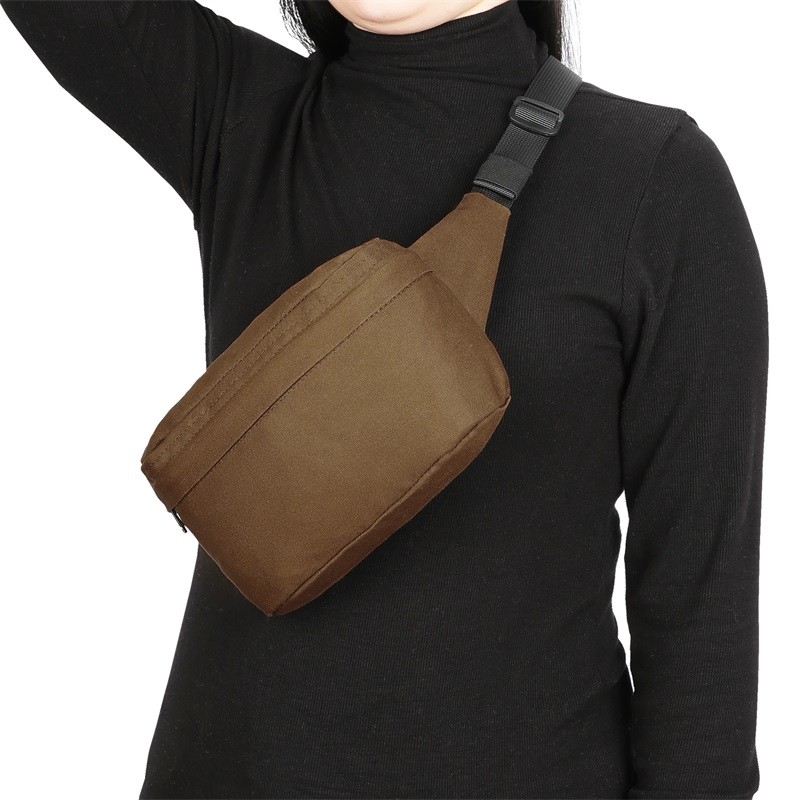 MTB Motorcycle Cross Body Waist Belt Bag For Women Sling Shoulder Hiking 8.5X2.5X4.5