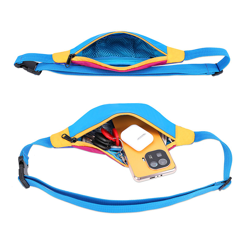 Strap Sling Waist Bag Women'S Nylon Fanny Pack 420D 11X2.3X4.3 Inch