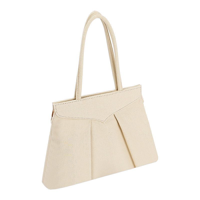 Eco Friendly Reusable Shopping Bags Sustainable Canvas Tote Bags Zipper Button 10x7