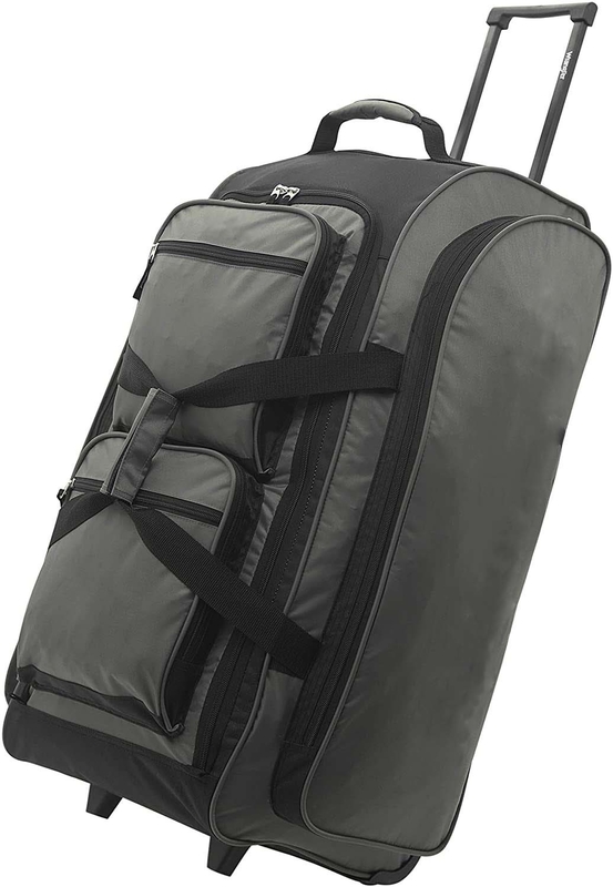Xl  Women'S Rolling Travel Duffel Bags With Shoe Compartment 21 20 19 18 Inch