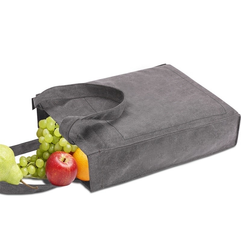Reusable Eco Friendly Shopping Bags Tote Women'S Canvas Handbags Purses 13X3X16