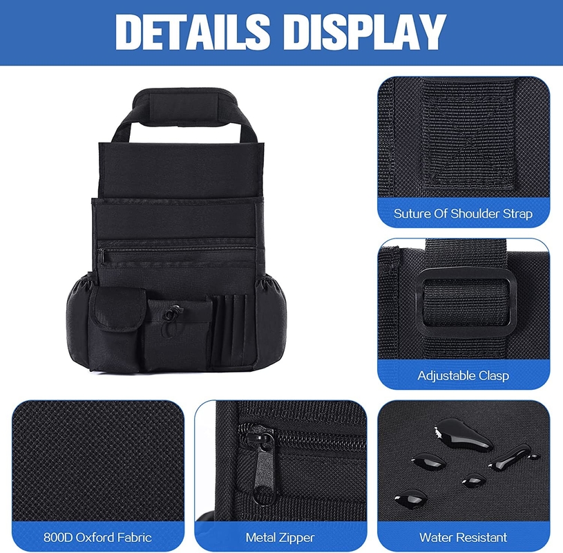 Car Trunk Organizer Bag Storage Front Backseat With Removable Cooler Bag 12.8X4.7X17.2