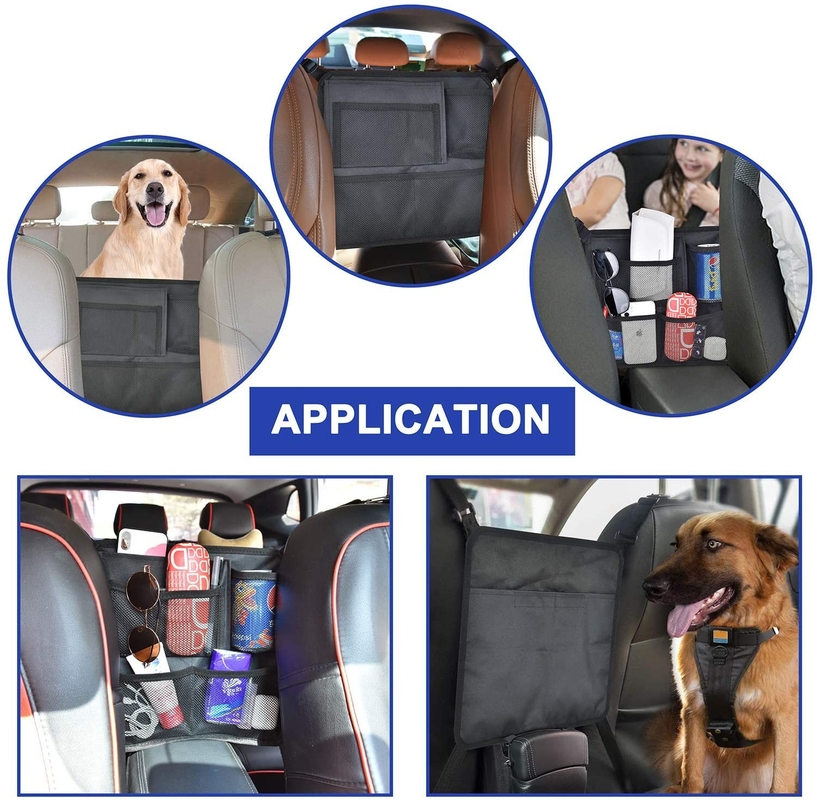 Car Seat Side Back Storage Net Bag Purse Auto Netting Bag Pocket Hand