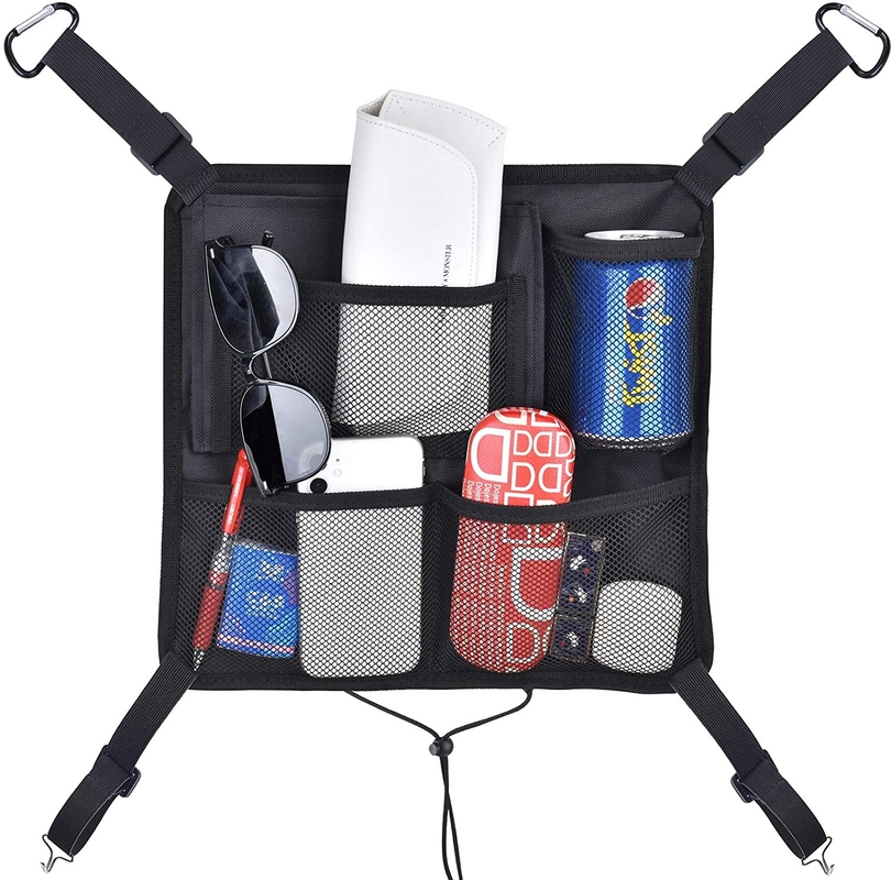 Car Seat Side Back Storage Net Bag Purse Auto Netting Bag Pocket Hand