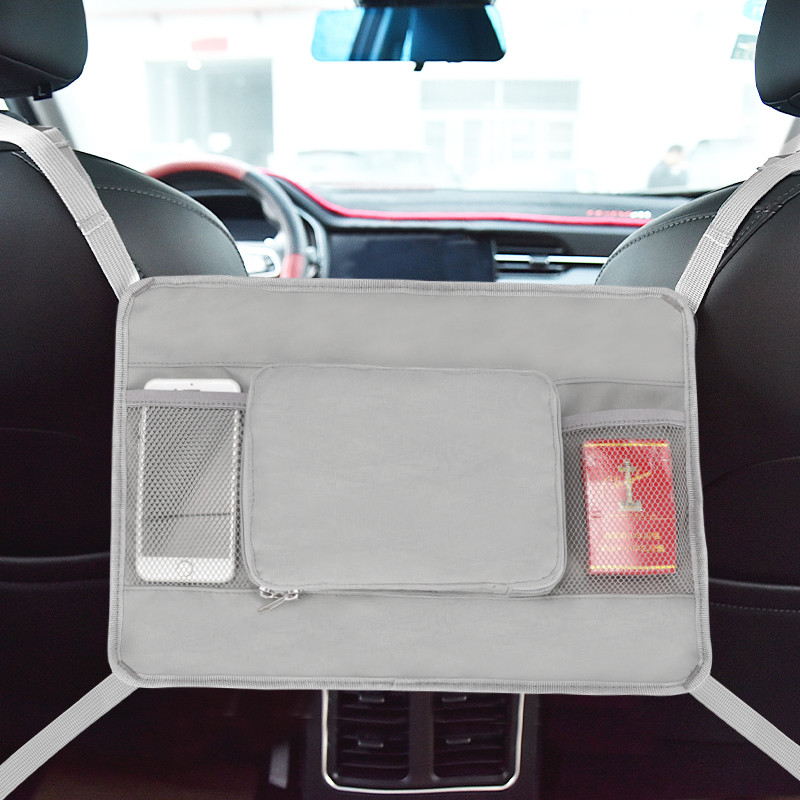 Netting Bag For Car Organizer Bags Pocket Handbag Holder Backseat 15.2x10