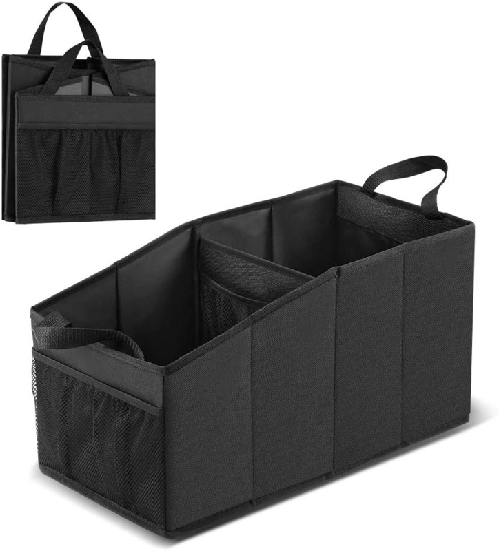 Large Shopping Car Organizer Bags Grocery Foldable Front Back Seat Truck 19X10X10