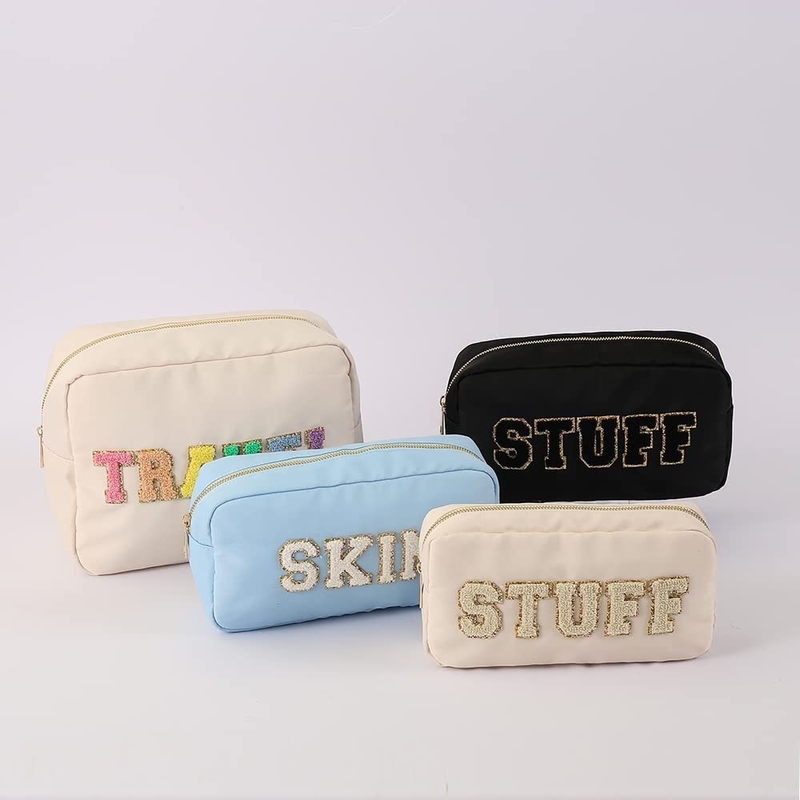 Waterproof Super Extral Large Makeup Pouch Bag , Travel Cosmetic Pouch Bag For Women