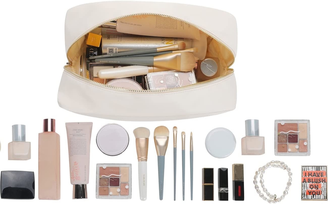 Waterproof Super Extral Large Makeup Pouch Bag , Travel Cosmetic Pouch Bag For Women