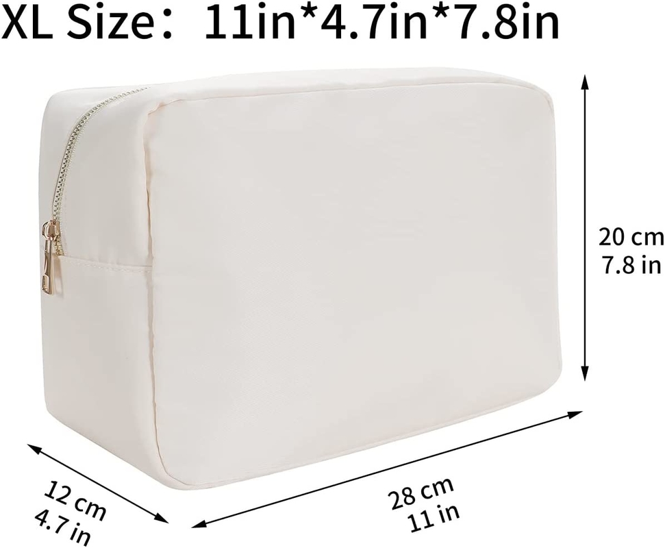 Waterproof Super Extral Large Makeup Pouch Bag , Travel Cosmetic Pouch Bag For Women