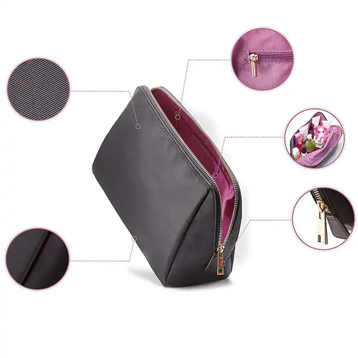 Transfer Print Women Travel Makeup Organizer Cute 10 X 3 X 8 Inches Private Label