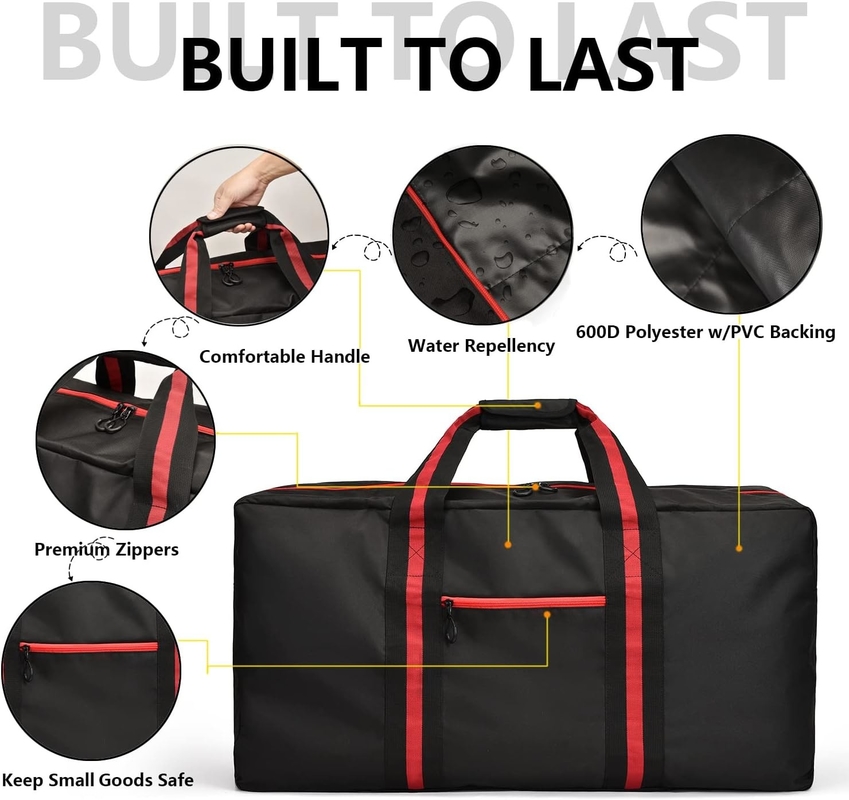 Extra Large Lightweight Fodable Waterproof Overnight Weekender Travel Bag with 100L for Men and Women