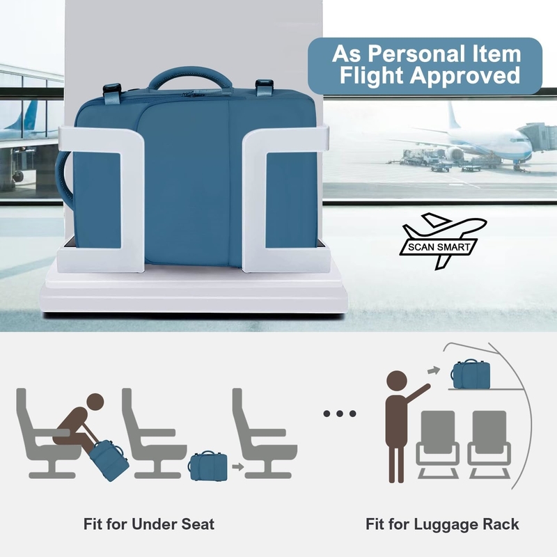 Waterproof Business Hiking Casual Carry On Travel Bag Flight Approved Fit 16 Inch Laptop