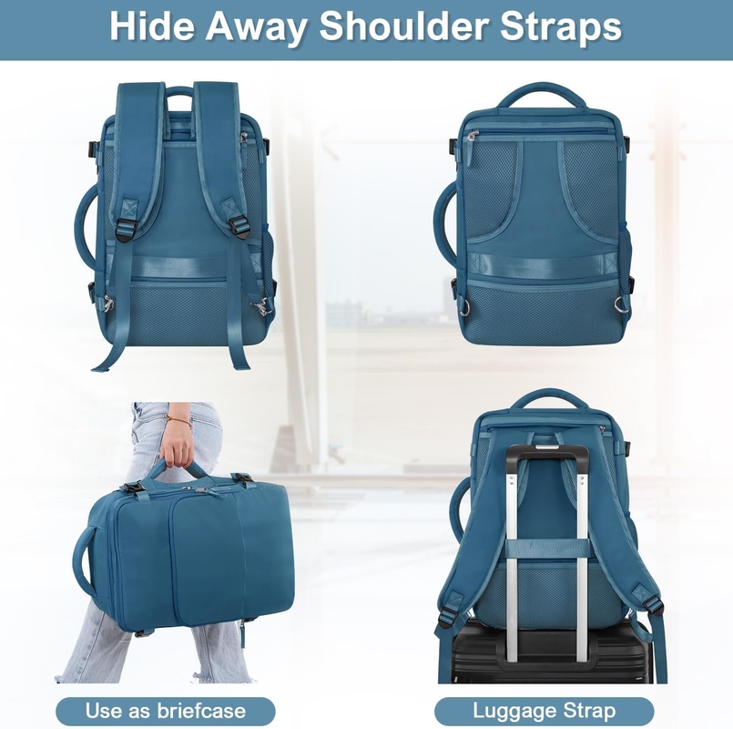 Waterproof Business Hiking Casual Carry On Travel Bag Flight Approved Fit 16 Inch Laptop