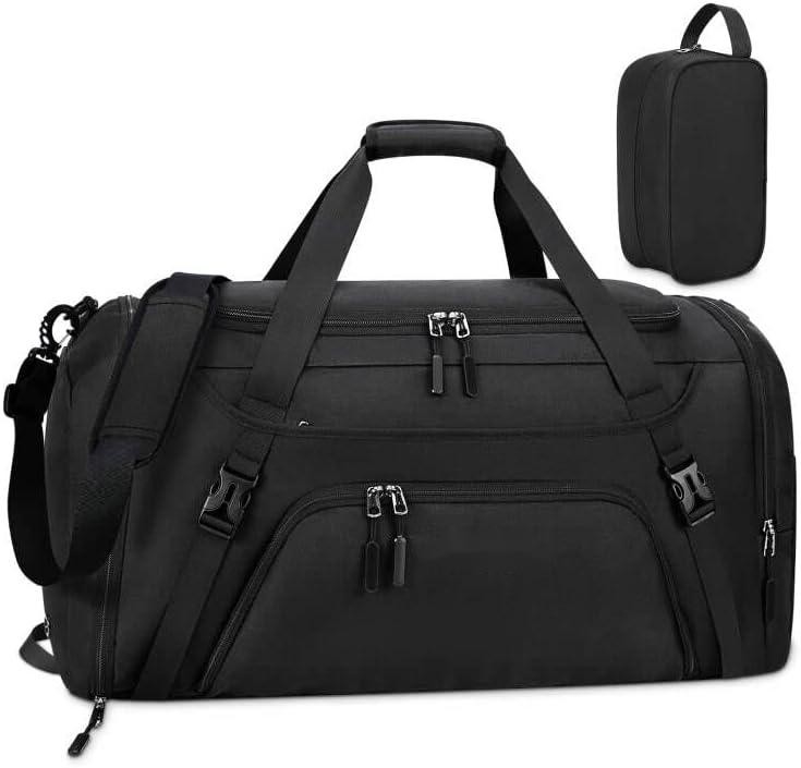 Large Weekender Overnight Waterpproof High Quality Duffle Gym Sport Toiletry Travel Bag with Shoe compartmemt