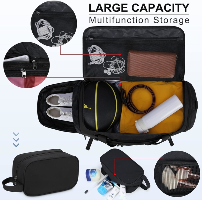 Large Weekender Overnight Waterpproof High Quality Duffle Gym Sport Toiletry Travel Bag with Shoe compartmemt