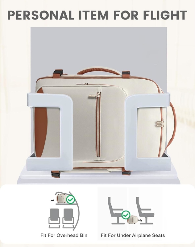 Flight Approved Carry On  Perfect for College Hiking Overnight Travel Bag with 17.3inch Laptop Compartment