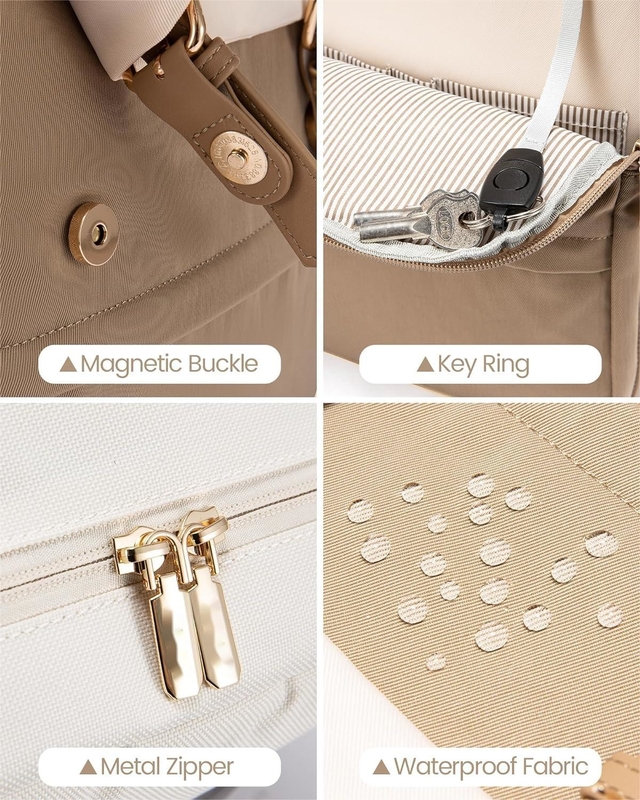 Fashion Large 17 Inch Laptop Airline Approved Carry on Teacher Nurse Work Business College Travel Bag for Women and Men