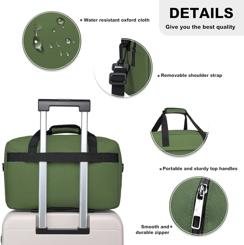 20L Under Seat Carry-On Sports Tote Gym Weekender Overnight Bag For Men Women