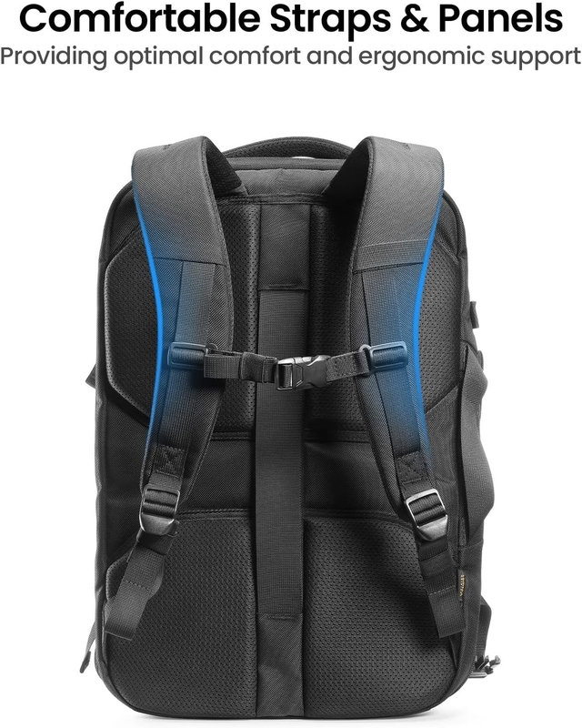 Flight Approved Carry On Travel Bag Custom Black Big Capacity For Business Trip