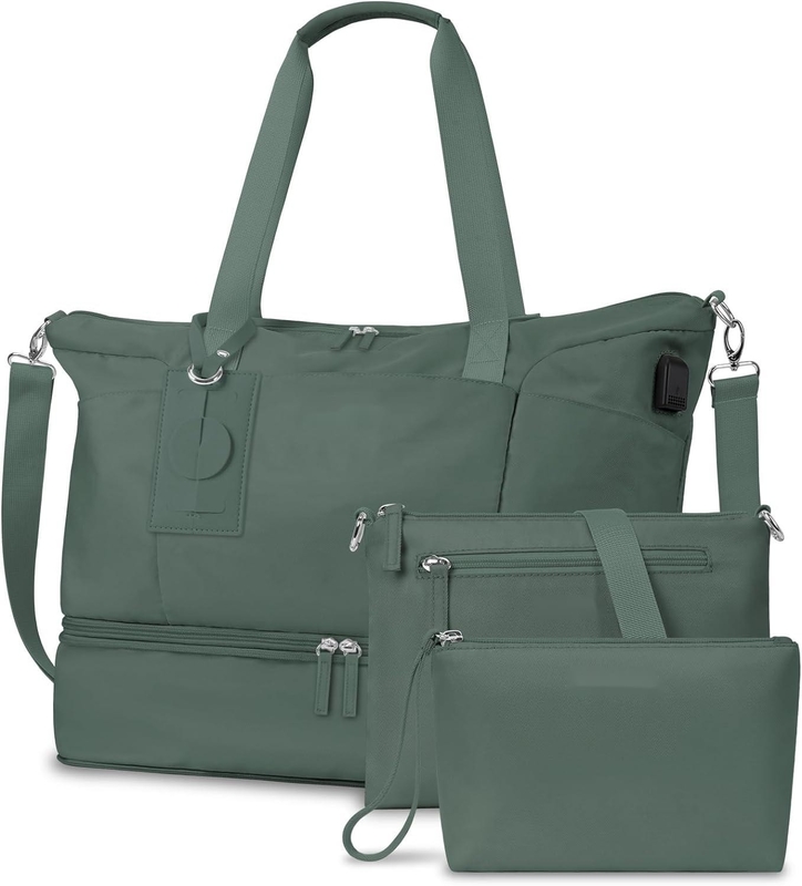 Expandable Carry On Tote Weekender Gym Duffle Custom With Shoe Compartment And Wet Pocket