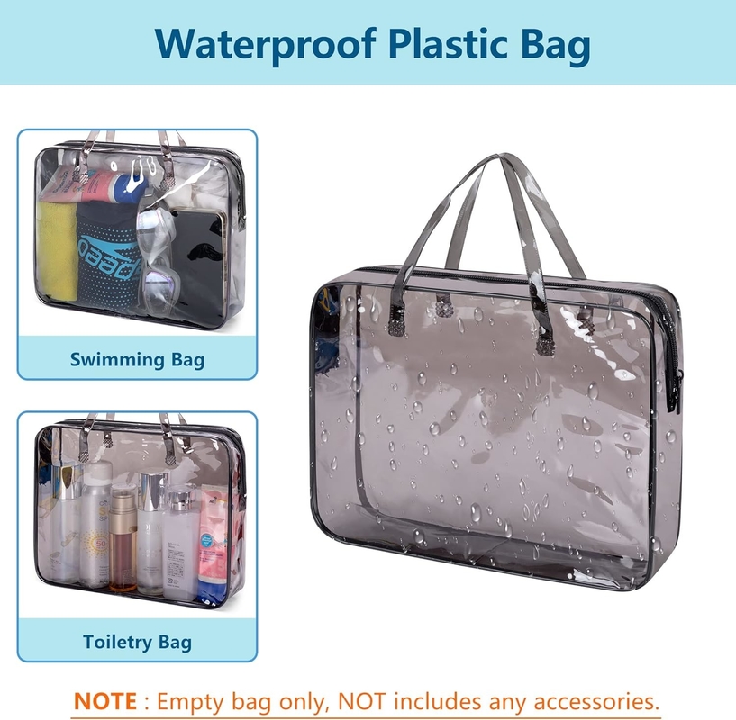 Black Waterproof Drawstring Beach Swim Gym Pool Sports Mesh Custom Travel Bag for Men and Women