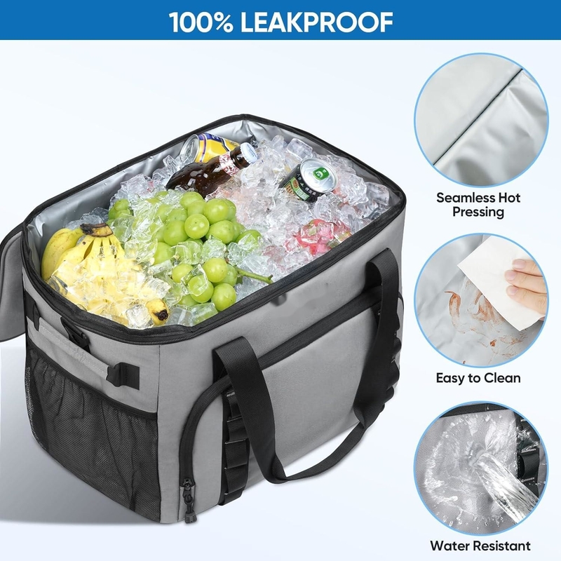 Extra Large 40/60 Cans Volume Soft Leakproof Beach Camping Kayaking Road Trips Custom Travel Cooler Bag