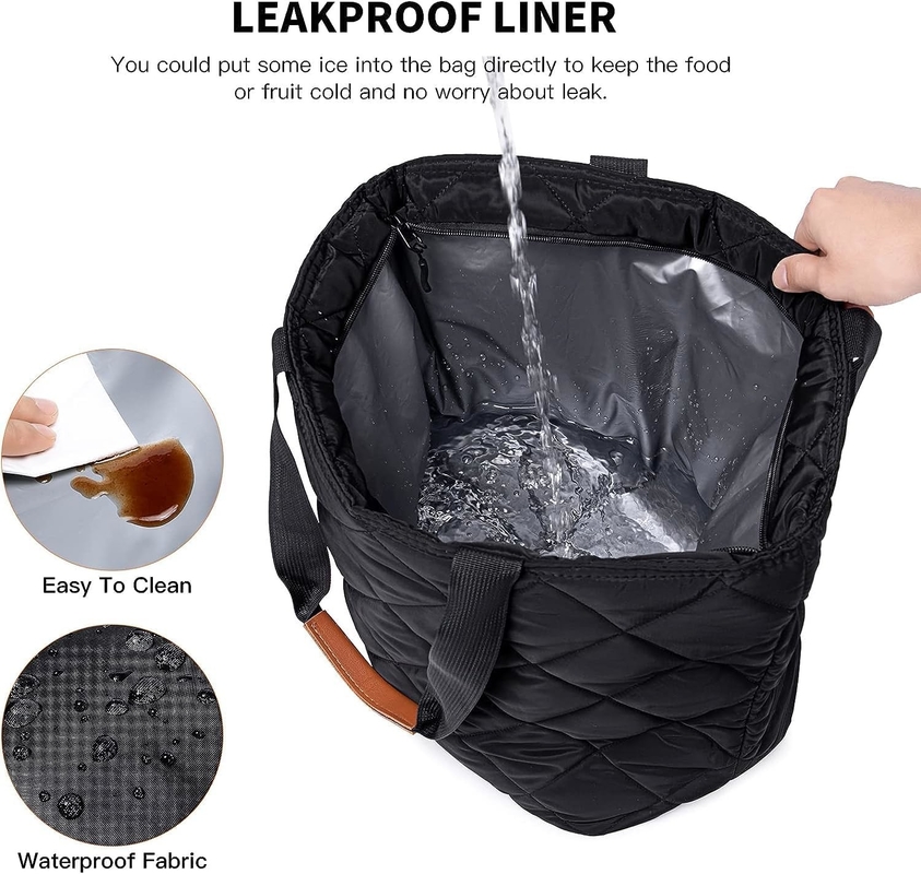 Transport Large Insulated Reusable Grocery Tote Picnic Custom Travel Cooler Bag For Cold Or Hot Food