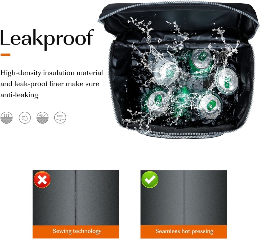 Lightweight Insulated Portable Cooler Bag Water-Resistant For Picnic Camping Beach Hiking BBQ
