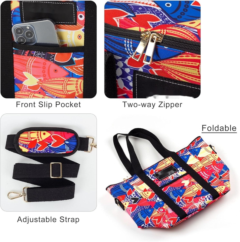 Portable Collapsible Insulated Bag Cooler Waterproof Lightweight Large Soft With Padded Shoulder Strap