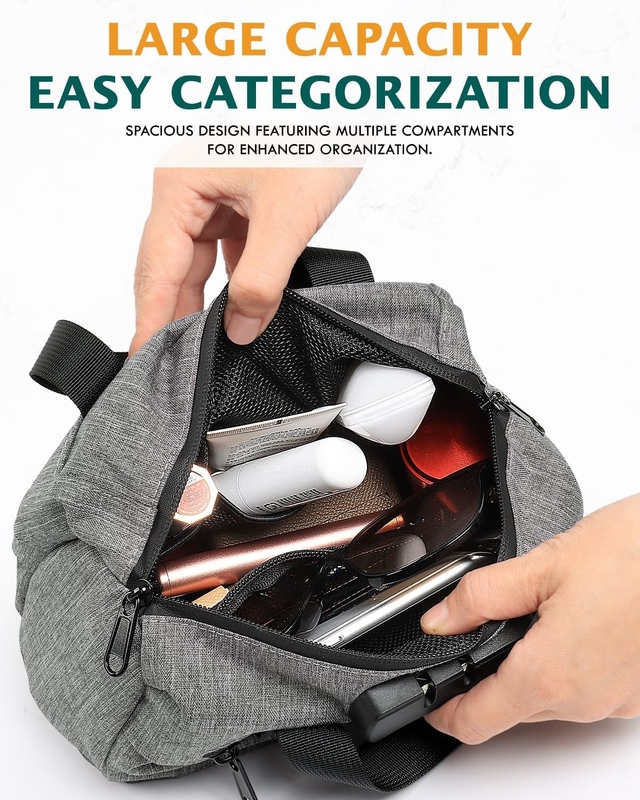Great Gifts Carbon Lined Container Activated Charcoal Boston Custom Travel Smell Proof Bag with Combination Lock