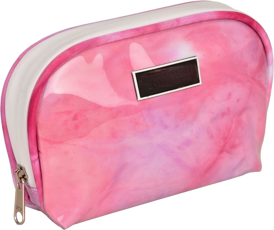Pink Color Water Resistant Custom Travel Smell Proof Bag with Carbon Filter System for Girl Women