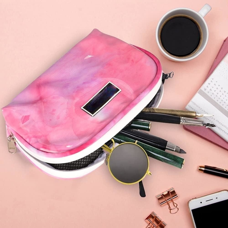 Pink Color Water Resistant Custom Travel Smell Proof Bag with Carbon Filter System for Girl Women