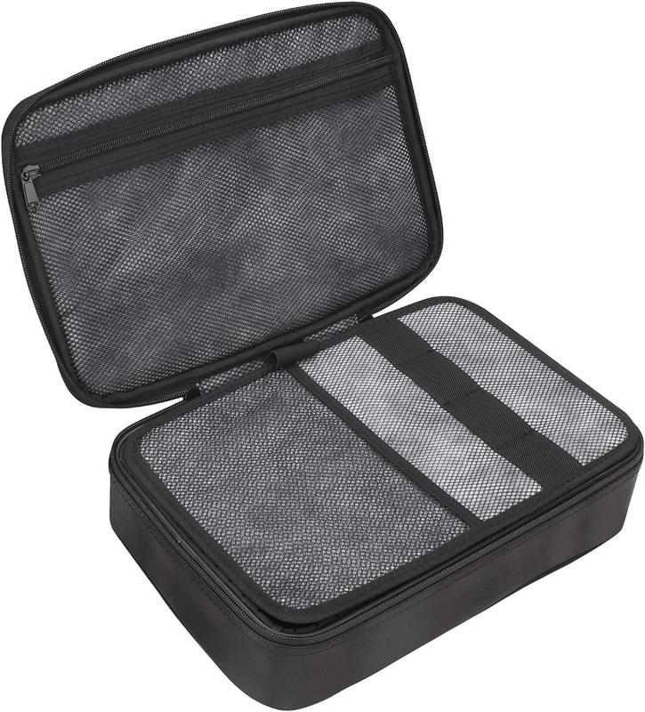 Black Color Large Capacity Storage Waterproof Custom Travel Smell Proof Bag With Lock