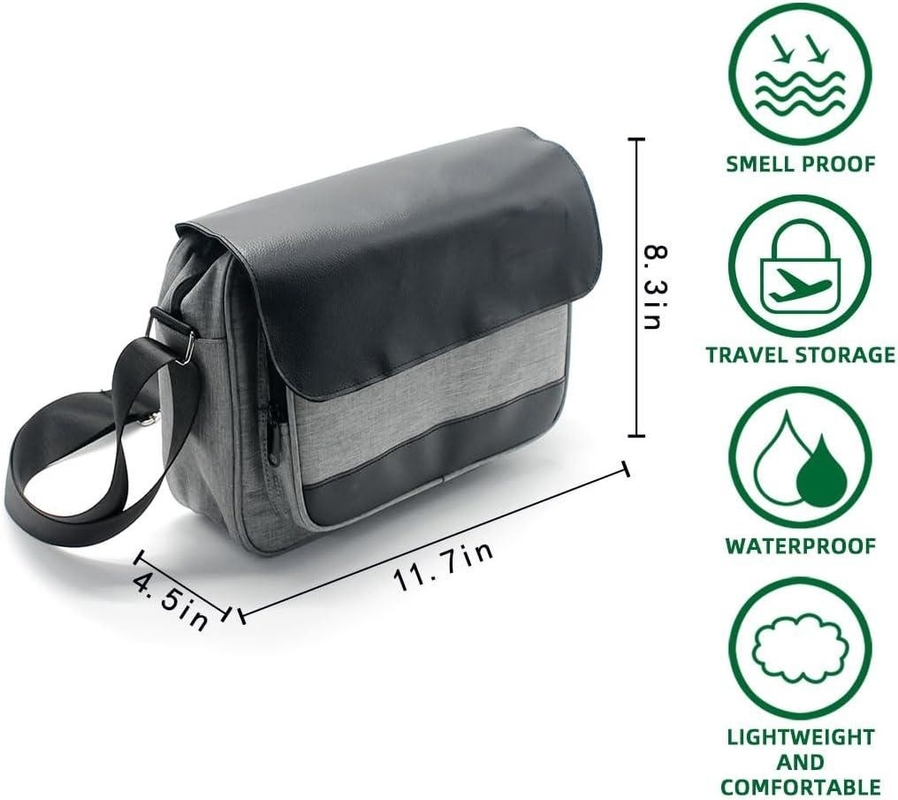 Secure Storage Custom Travel Bag Smell Proof for Tobacco Herb Accessor Medicine Lunch Stash Container
