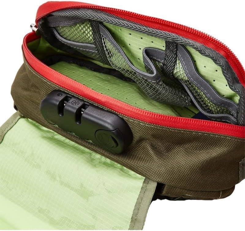 Green Color Activated Carbon Fiber Custom Travel Smell Proof Bag with Lock For Men Women