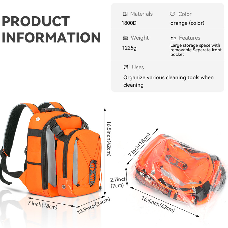 2024 New Design Premium Quality Large Capacity Multi-functional Custom Travel Cleaning Tool Bag