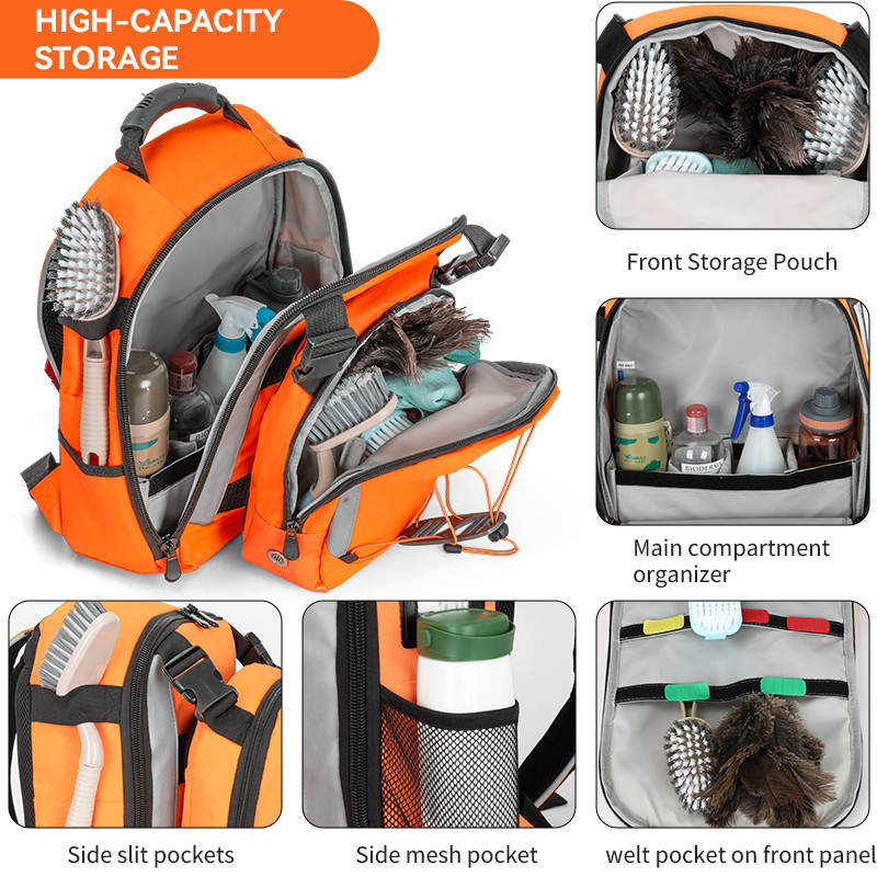2024 New Design Premium Quality Large Capacity Multi-functional Custom Travel Cleaning Tool Bag