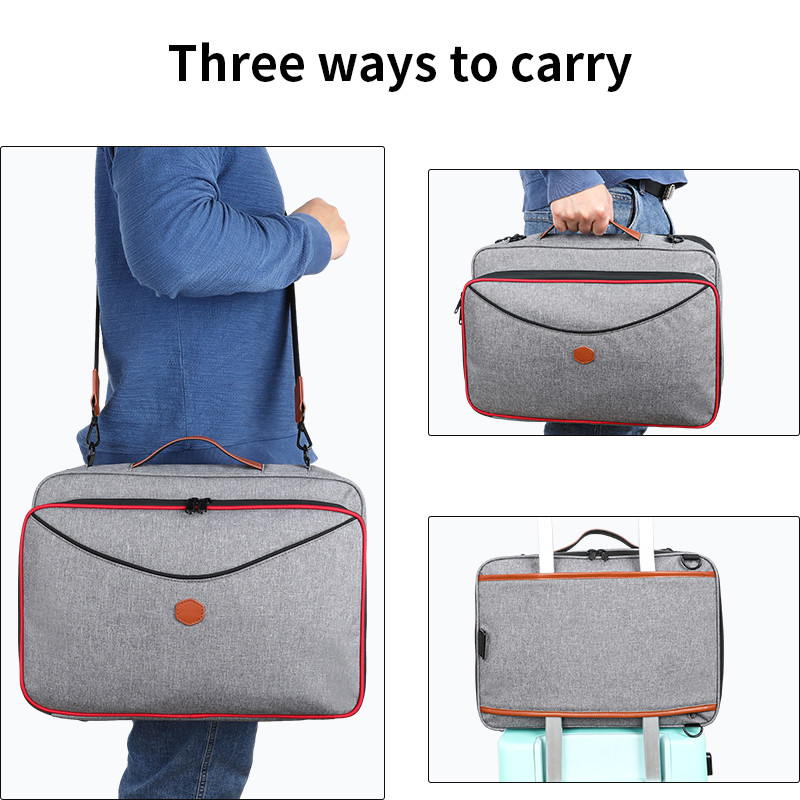 2024 New Large Capacity Water Proof Computer Laptop Custom Travel Bag with Shoulder Strap for Men Women