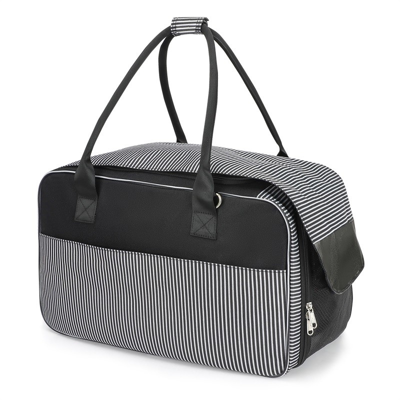 Airline Approved Breathable Mesh Portable Puppy Cat Dog Poop Bag Dispenser Custom Travel Pet Bag