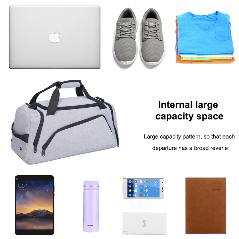 130l 120l 115l 110l 100l Xl Womens Large Duffel Travel Bag With Trolley Sleeve 50x20x24CM