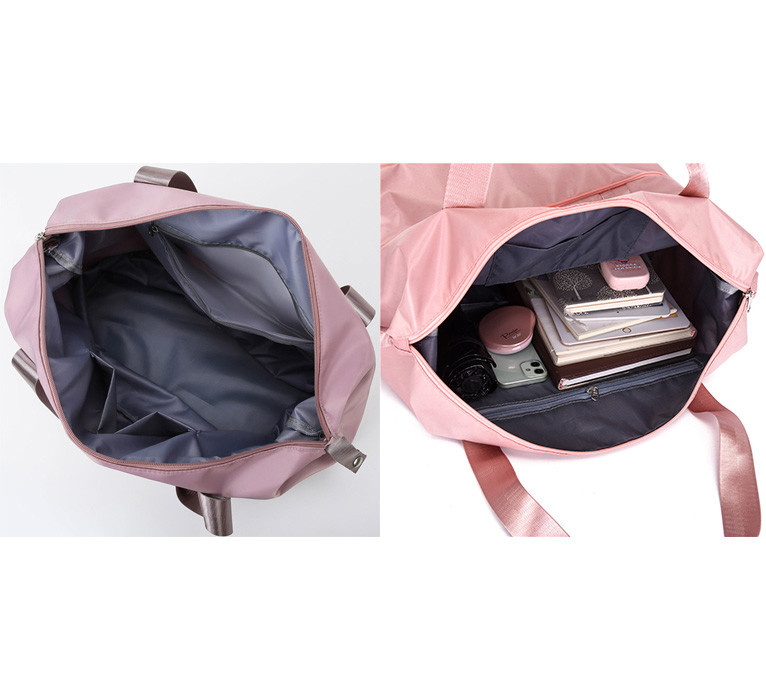 Rolling Sports Duffel Travel Bag Polyester 210D Woman Waterproof 10.63x21.65x7.09