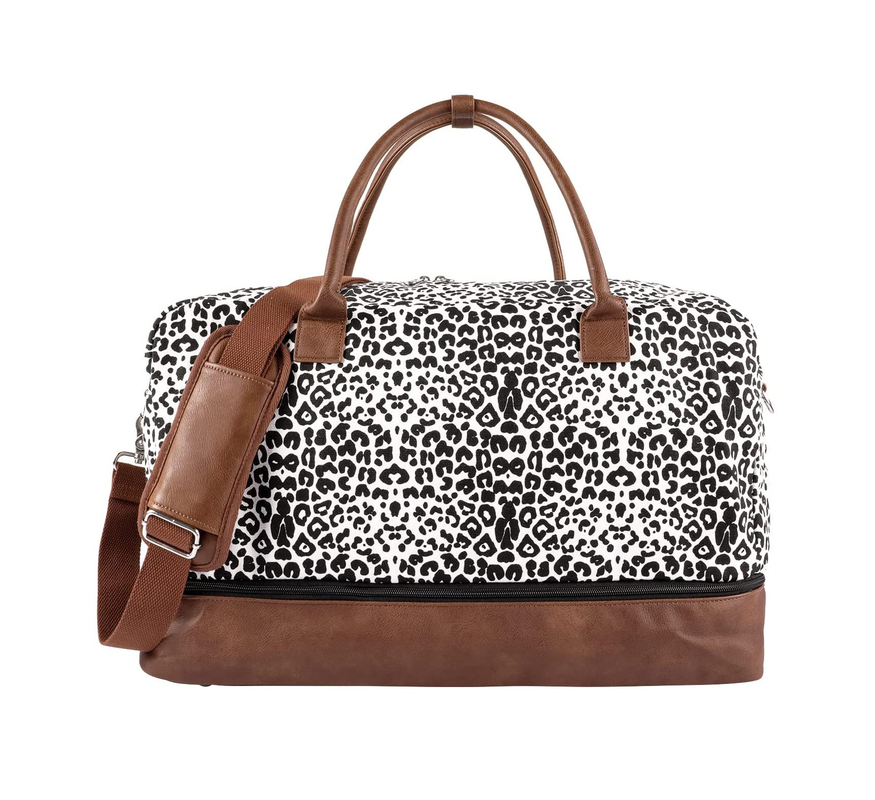 Gym Yoga Duffel Bag With Luggage Sleeve Shoes Workout Fitness 18.9x9.8 X10.2