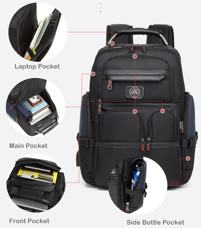 Anti Theft Backpack Purse Leather 19.5x15x11 18 X 14 X 8 Inches 17 Inch