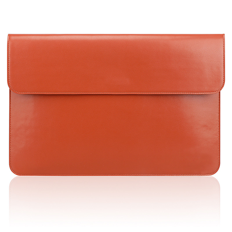 Women'S Business Laptop Bags For Macbook Pro 13 13.3 Inch Computer Sleeve Leather Envelope Flap