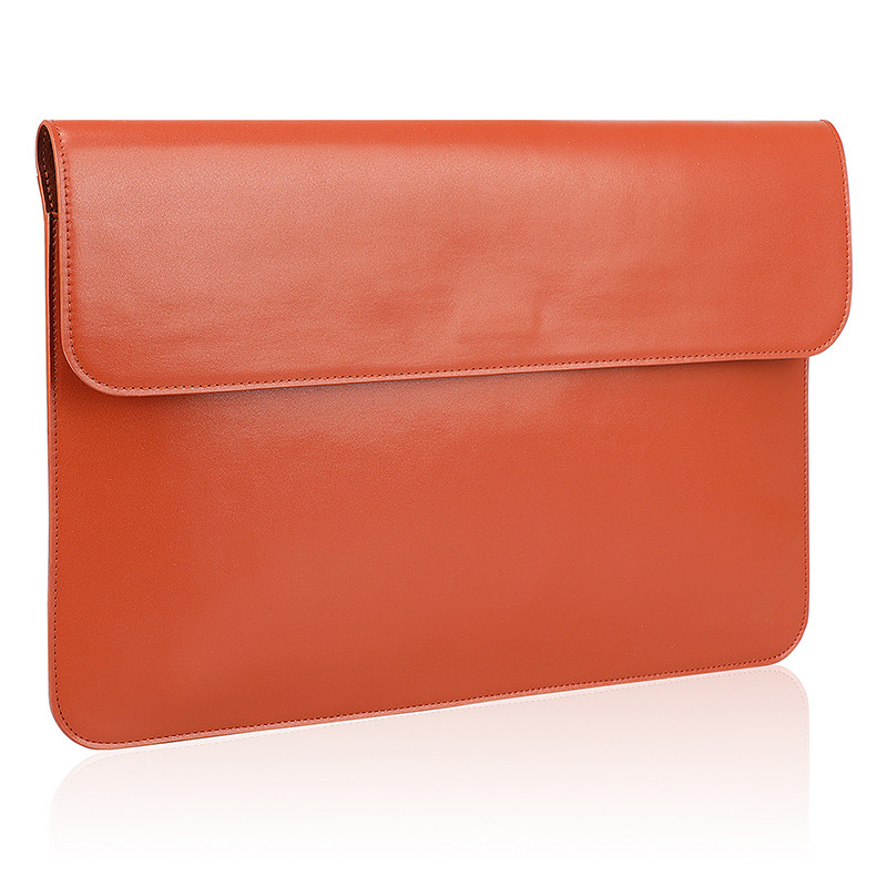 Women'S Business Laptop Bags For Macbook Pro 13 13.3 Inch Computer Sleeve Leather Envelope Flap