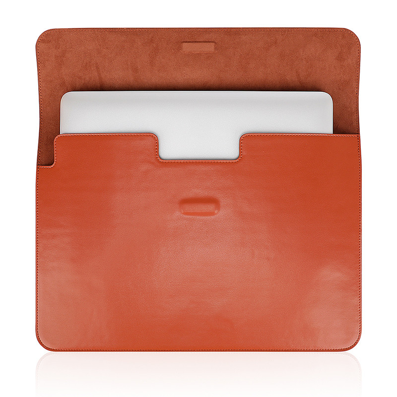 Women'S Business Laptop Bags For Macbook Pro 13 13.3 Inch Computer Sleeve Leather Envelope Flap
